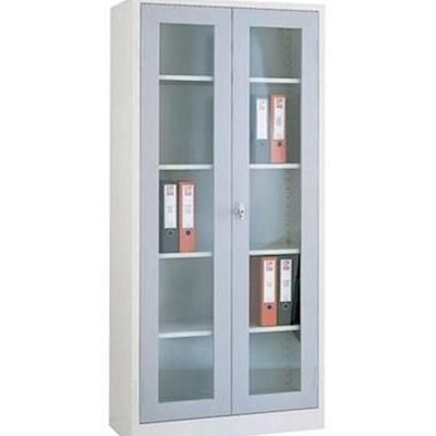 Metal Dosya Dolabı Camlı